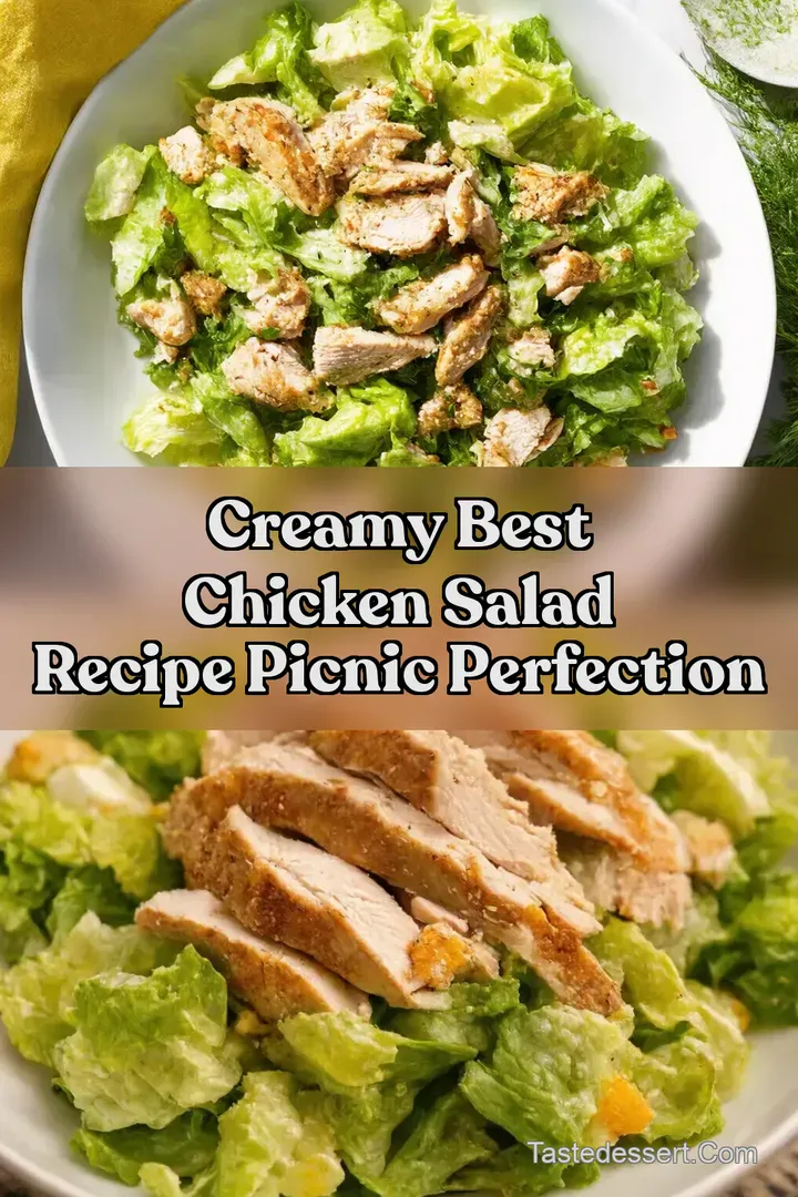 Creamy Best Chicken Salad Recipe Picnic Perfection