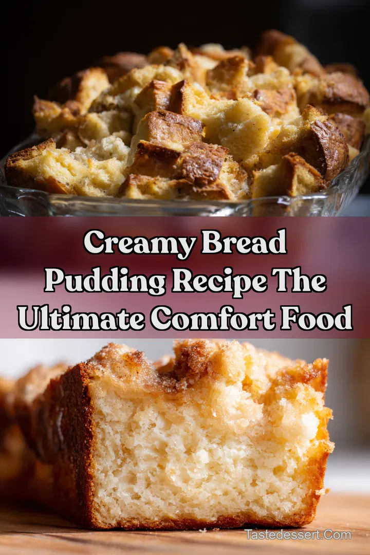 Creamy Bread Pudding Recipe The Ultimate Comfort Food