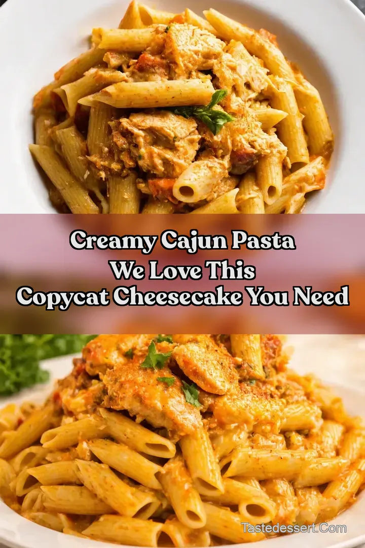 Creamy Cajun Pasta WE LOVE THIS Copycat Cheesecake You Need