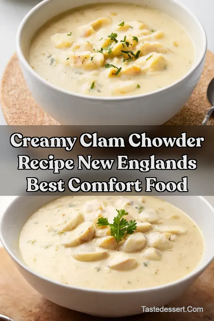 Creamy Clam Chowder Recipe New Englands Best Comfort Food