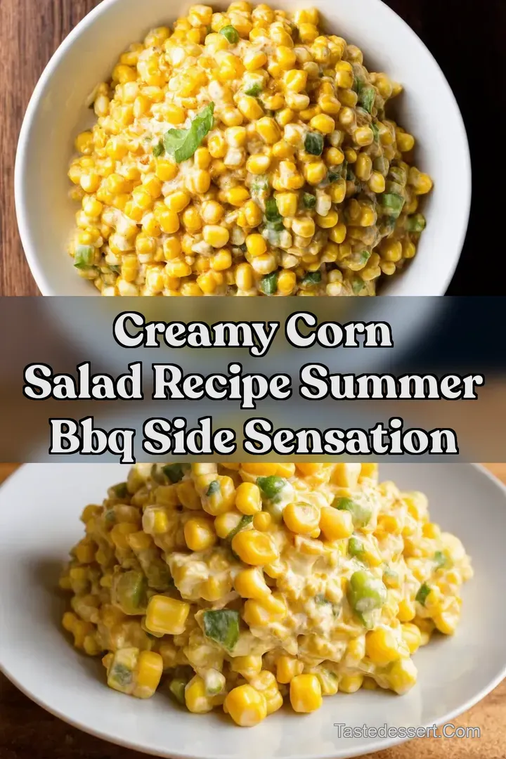 Creamy Corn Salad Recipe Summer BBQ Side Sensation