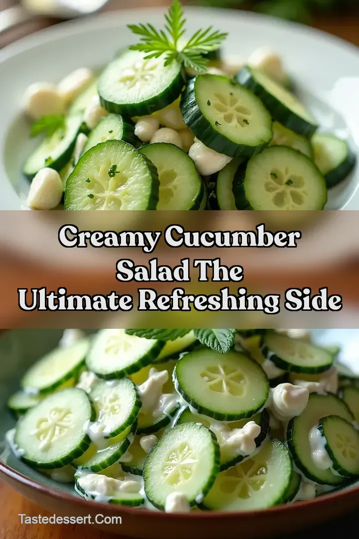 Creamy Cucumber Salad The Ultimate Refreshing Side