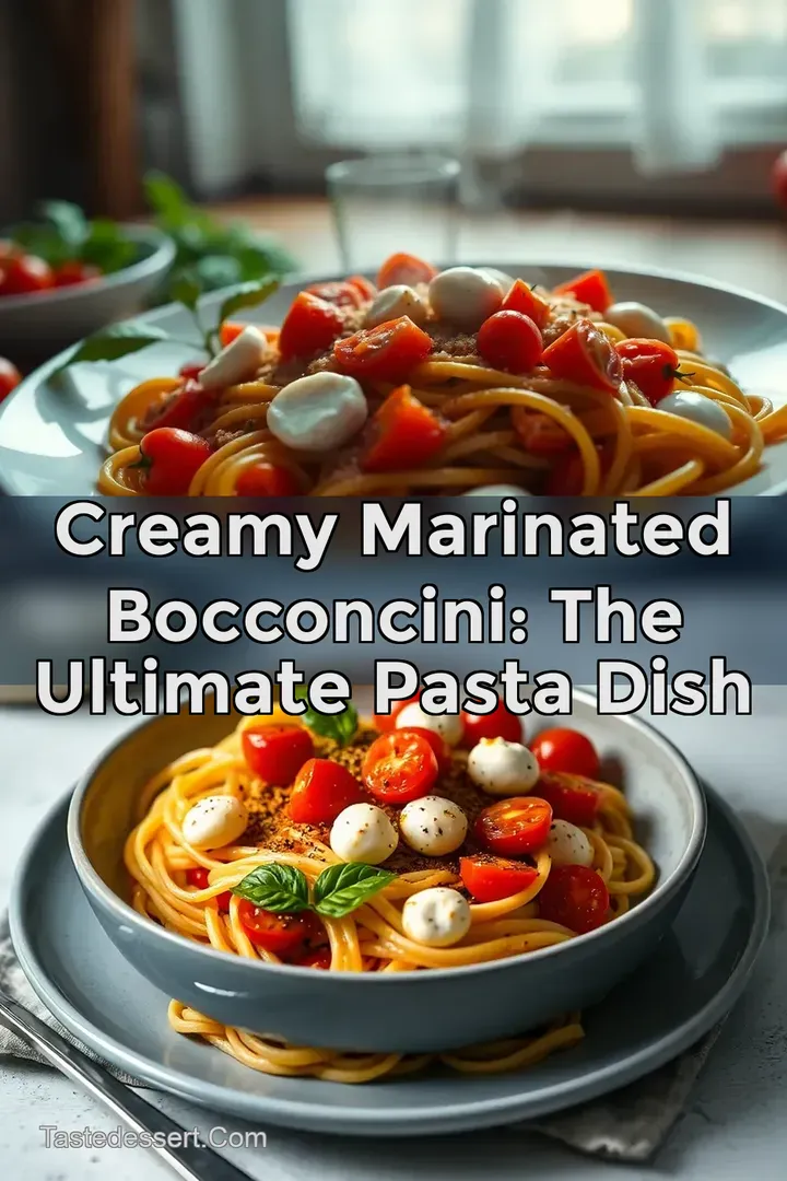 Creamy Marinated Bocconcini: The Ultimate Pasta Dish
