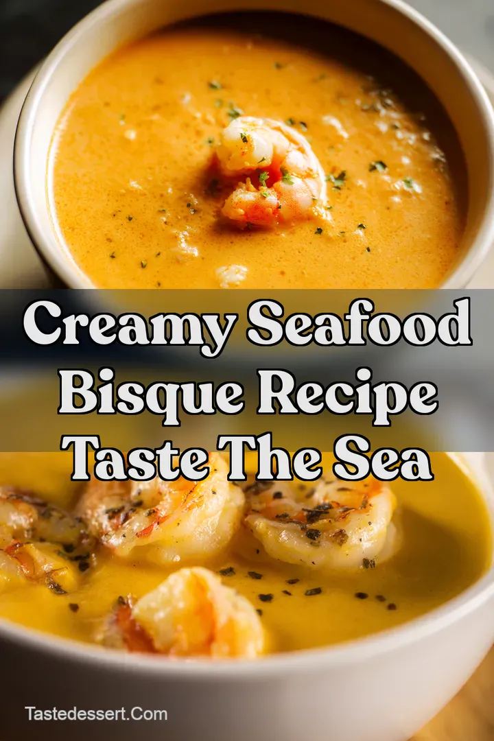 Creamy Seafood Bisque Recipe Taste the Sea : PIN FOR LATER Creamy Seafood Bisque Recipe Taste the Sea