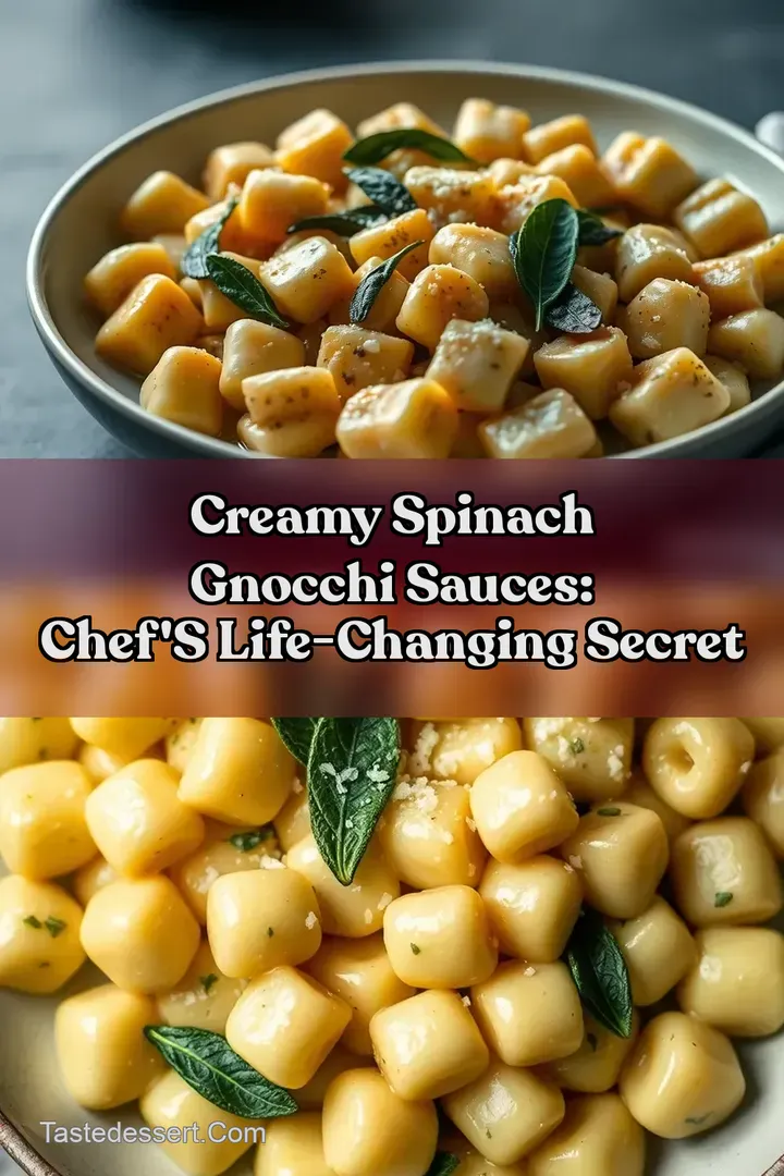Creamy Spinach Gnocchi Sauces: Chef s Life-Changing Secret