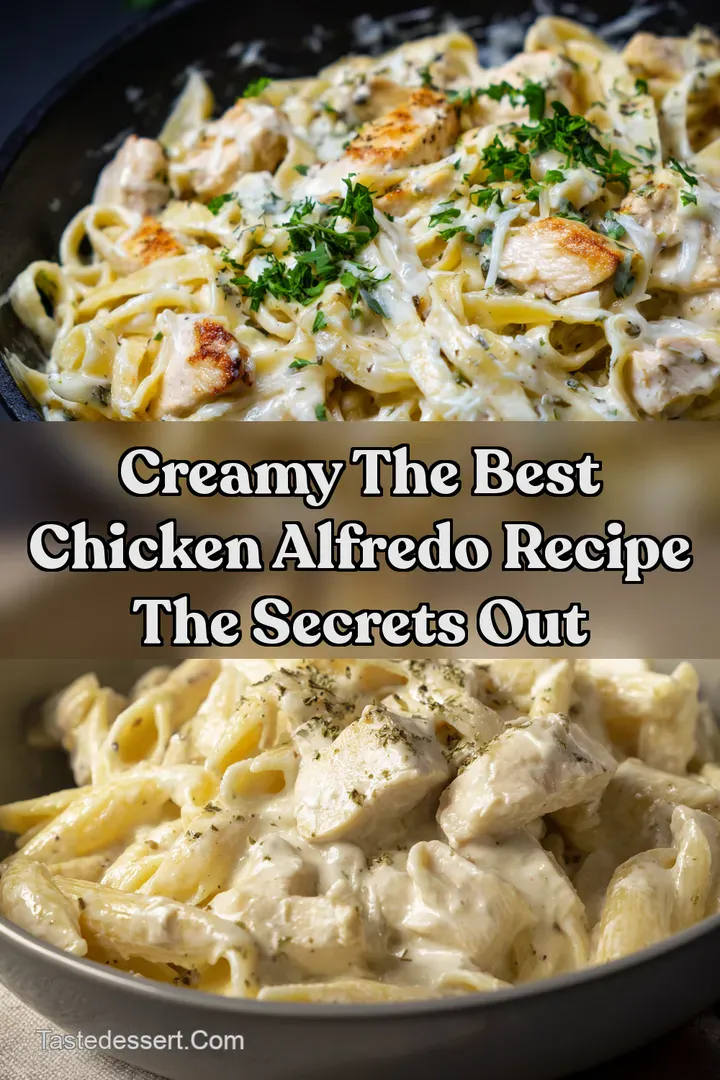 Creamy the best chicken alfredo recipe The Secrets Out : PIN FOR LATER Creamy the best chicken alfredo recipe The Secrets Out
