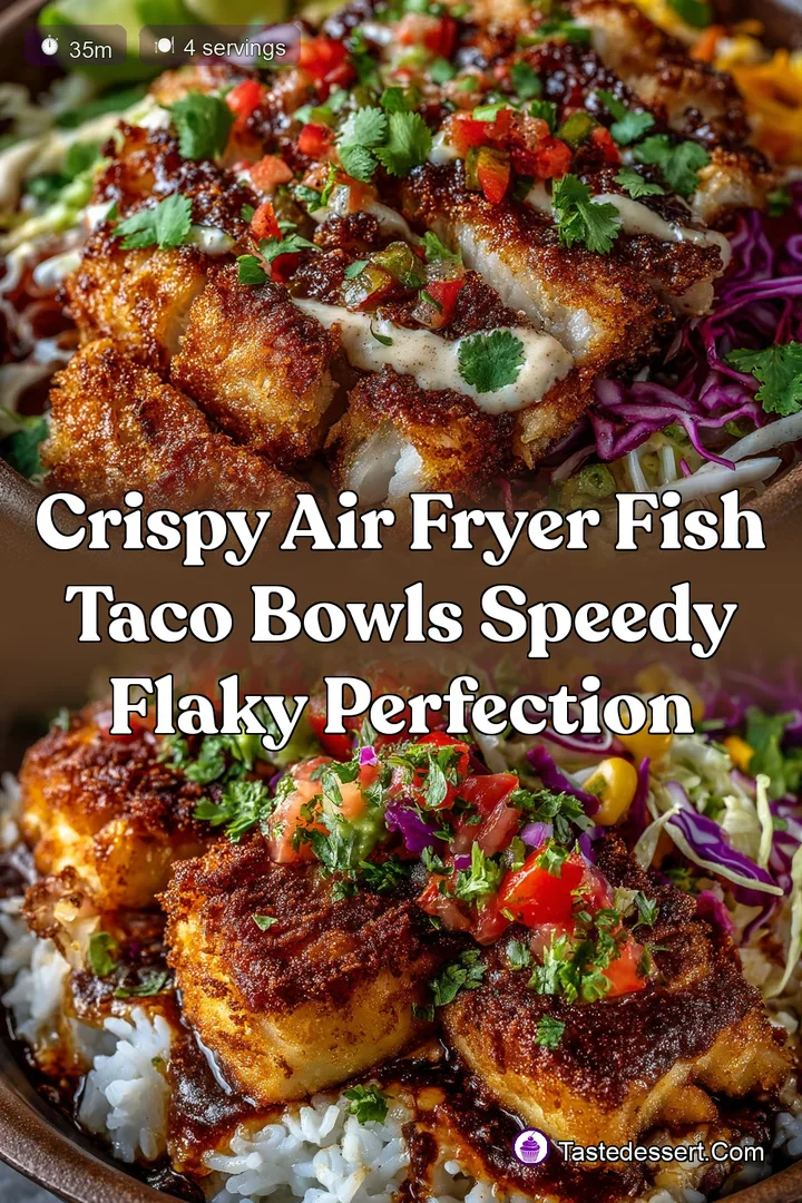 Crispy Air Fryer Fish Taco Bowls Speedy Flaky Perfection