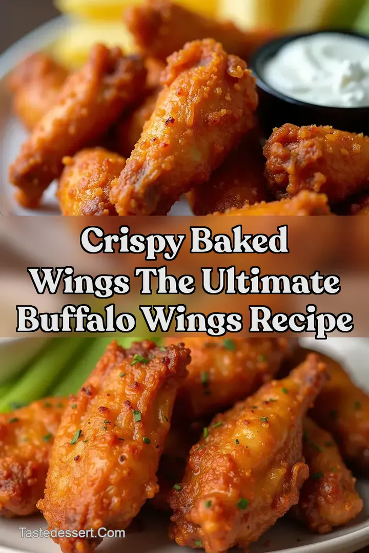 Crispy baked wings The Ultimate Buffalo Wings Recipe