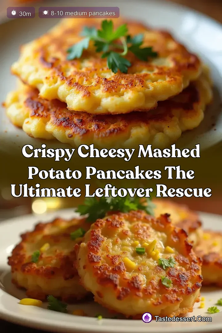 Crispy Cheesy Mashed Potato Pancakes The Ultimate Leftover Rescue