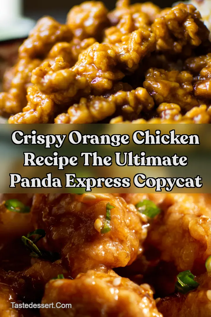 Crispy Orange Chicken Recipe The Ultimate Panda Express Copycat : PIN FOR LATER Crispy Orange Chicken Recipe The Ultimate Panda Express Copycat
