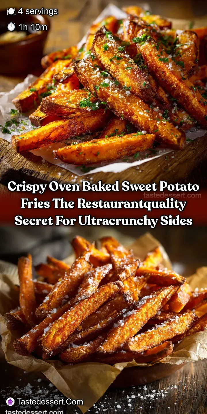 Crispy Oven Baked Sweet Potato Fries The RestaurantQuality Secret for UltraCrunchy Sides