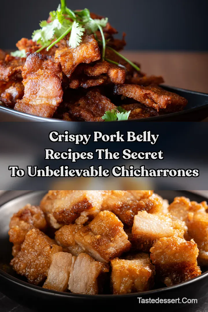 Crispy Pork Belly Recipes The Secret to Unbelievable Chicharrones