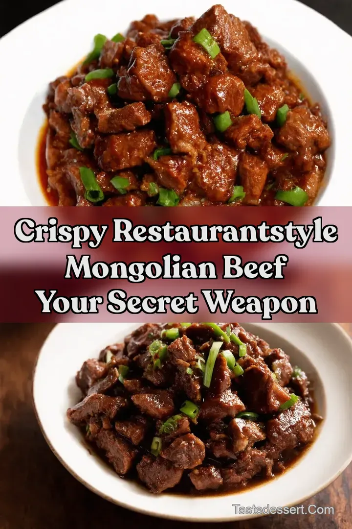 Crispy RestaurantStyle Mongolian Beef Your Secret Weapon