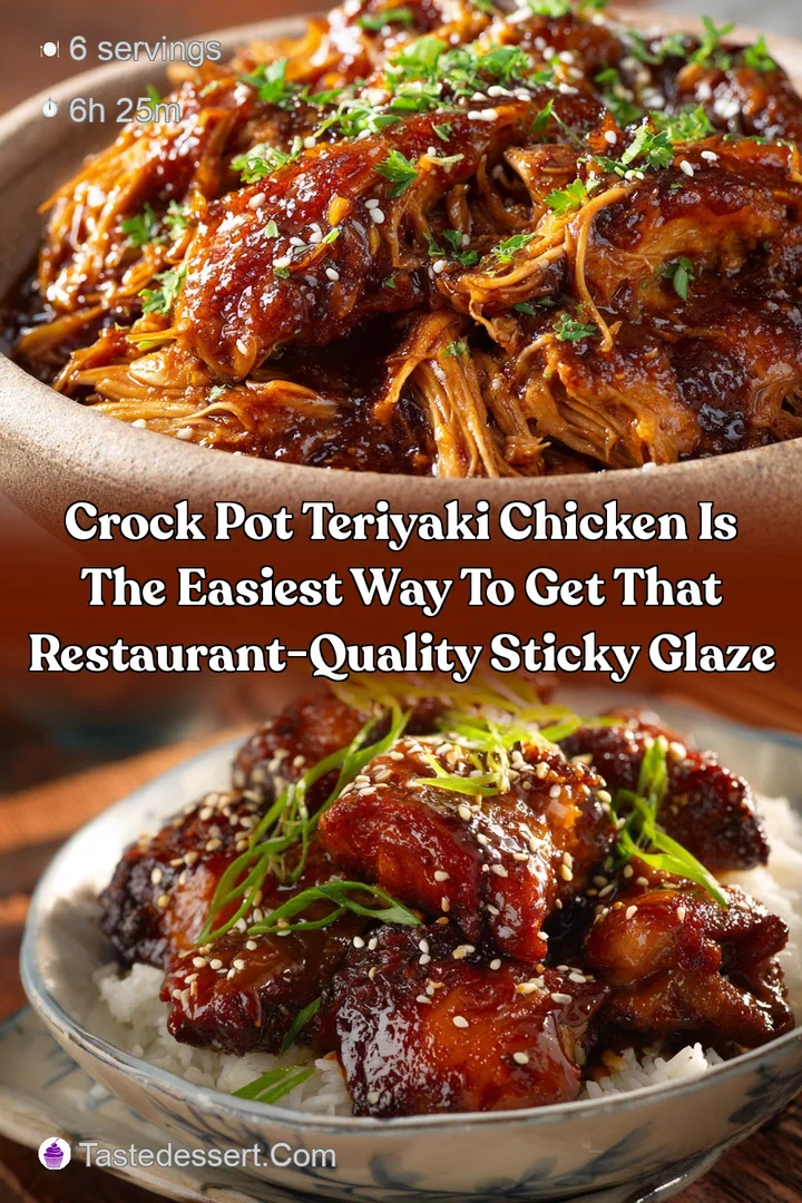Crock Pot Teriyaki Chicken is the Easiest Way to Get That Restaurant-Quality Sticky Glaze