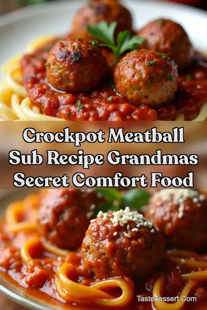 Crockpot Meatball Sub Recipe Grandmas Secret Comfort Food