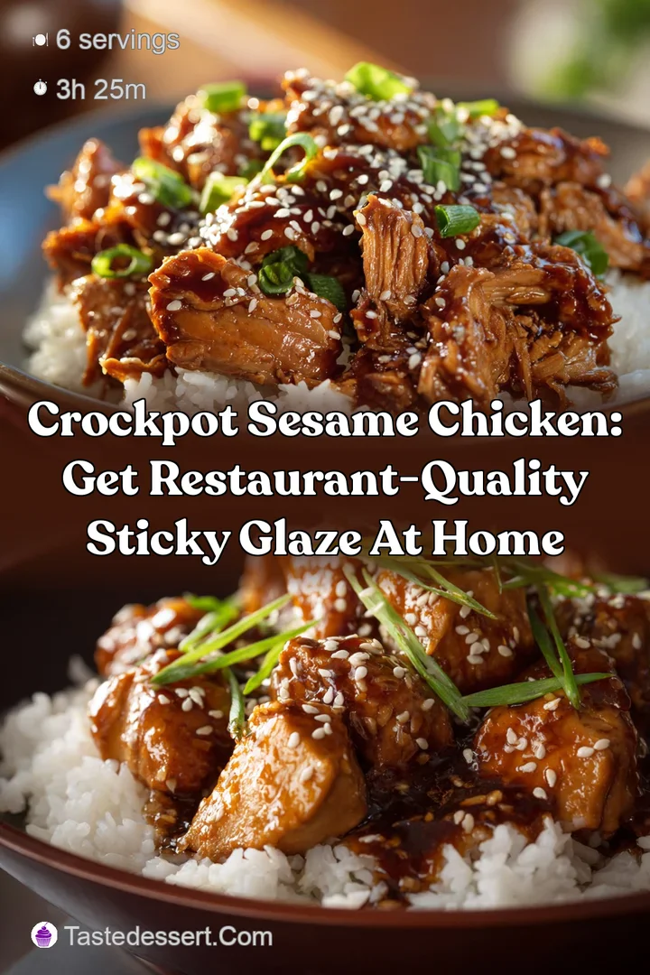 Crockpot Sesame Chicken: Get Restaurant-Quality Sticky Glaze at Home