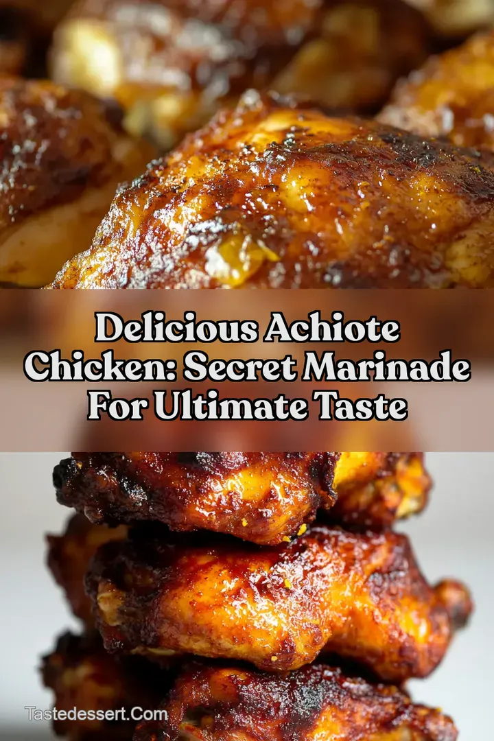 Delicious Achiote Chicken: Secret Marinade For Ultimate Taste