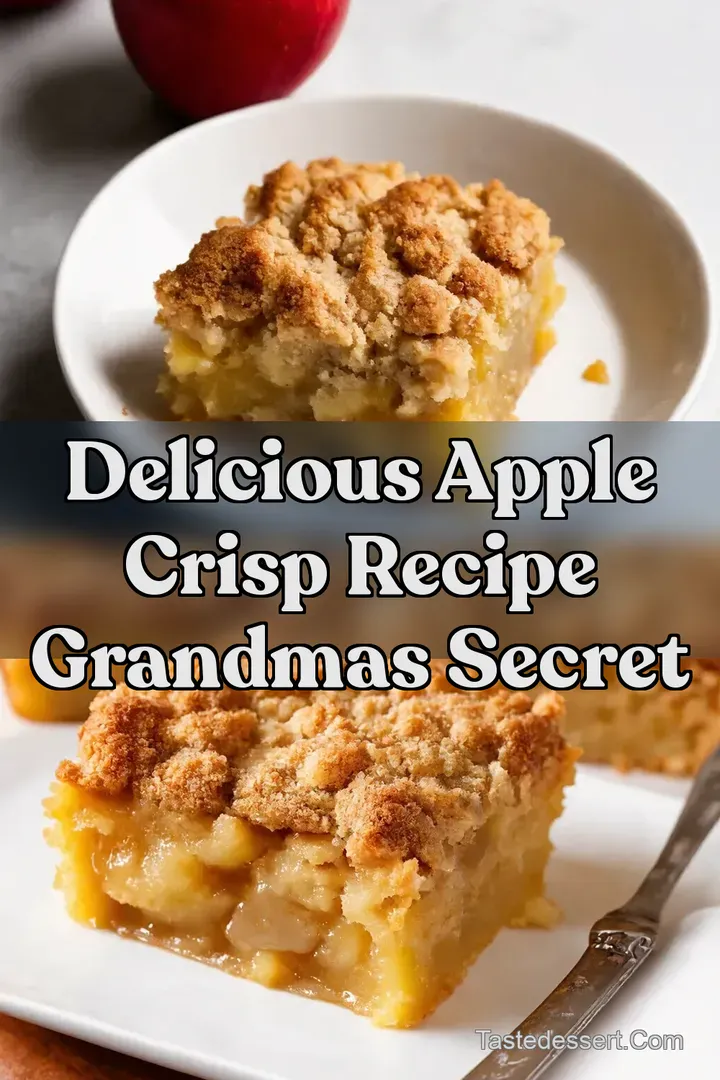 Delicious Apple Crisp Recipe Grandmas Secret