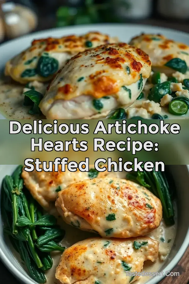 Delicious Artichoke Hearts Recipe: Stuffed Chicken