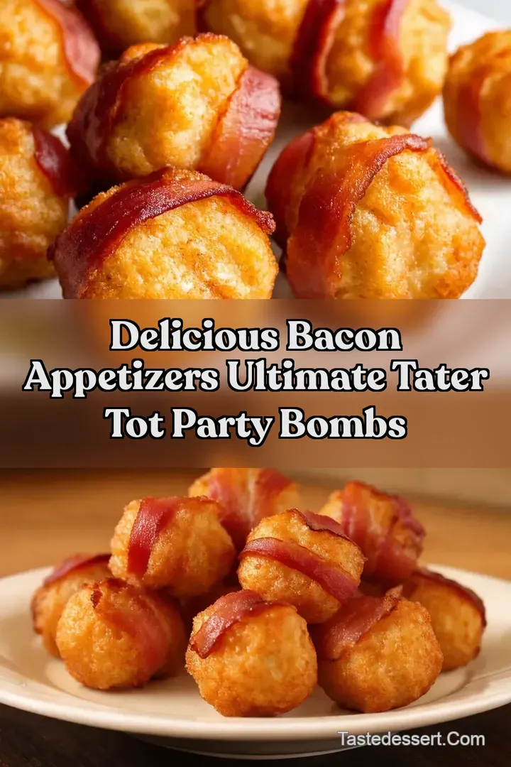 Delicious Bacon Appetizers Ultimate Tater Tot Party Bombs