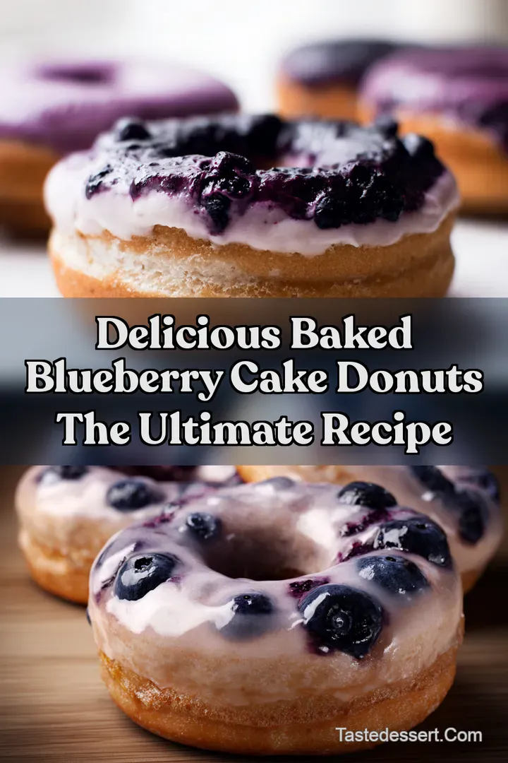 Delicious Baked Blueberry Cake Donuts The Ultimate Recipe : PIN FOR LATER Delicious Baked Blueberry Cake Donuts The Ultimate Recipe