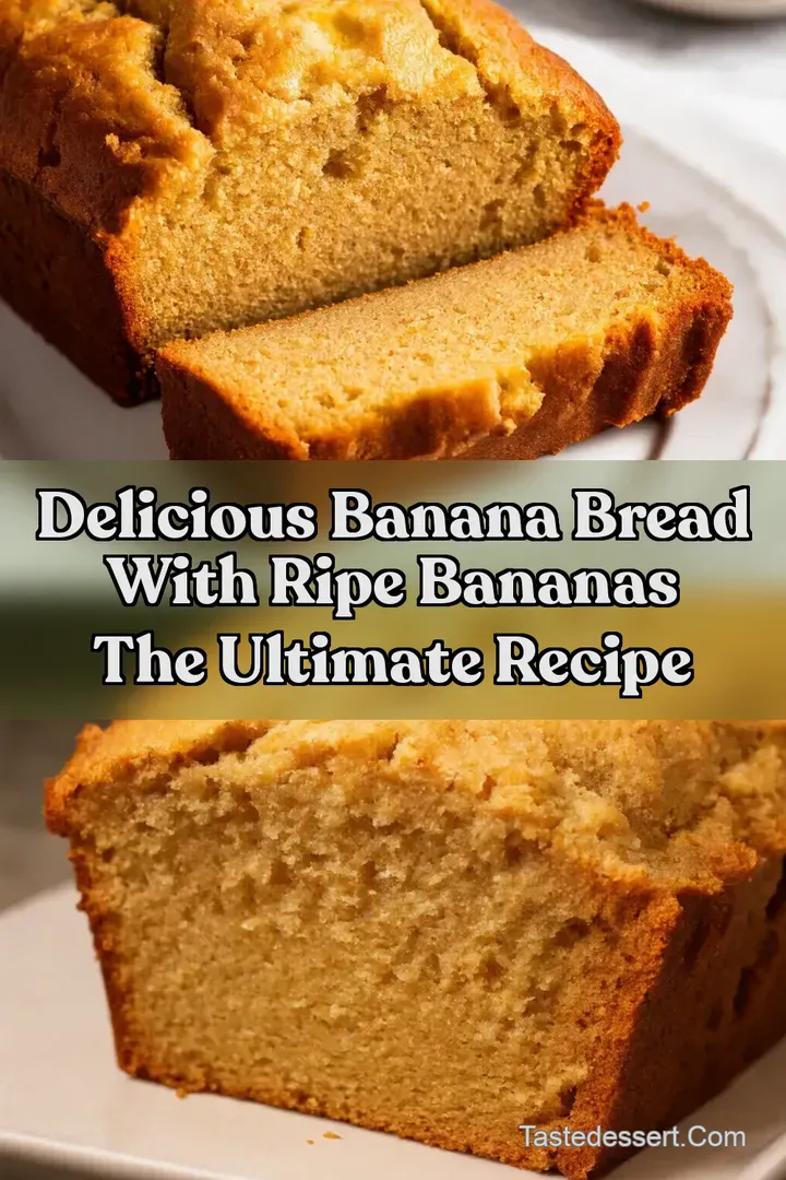 Delicious Banana Bread With Ripe Bananas The Ultimate Recipe