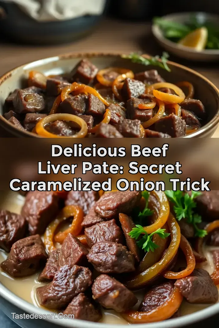 Delicious Beef Liver Pate: Secret Caramelized Onion Trick