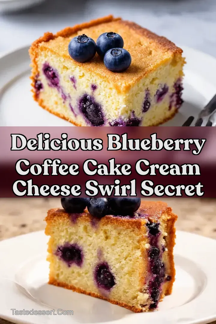 Delicious Blueberry Coffee Cake Cream Cheese Swirl Secret