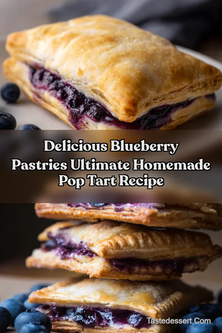 Delicious Blueberry Pastries Ultimate Homemade Pop Tart Recipe