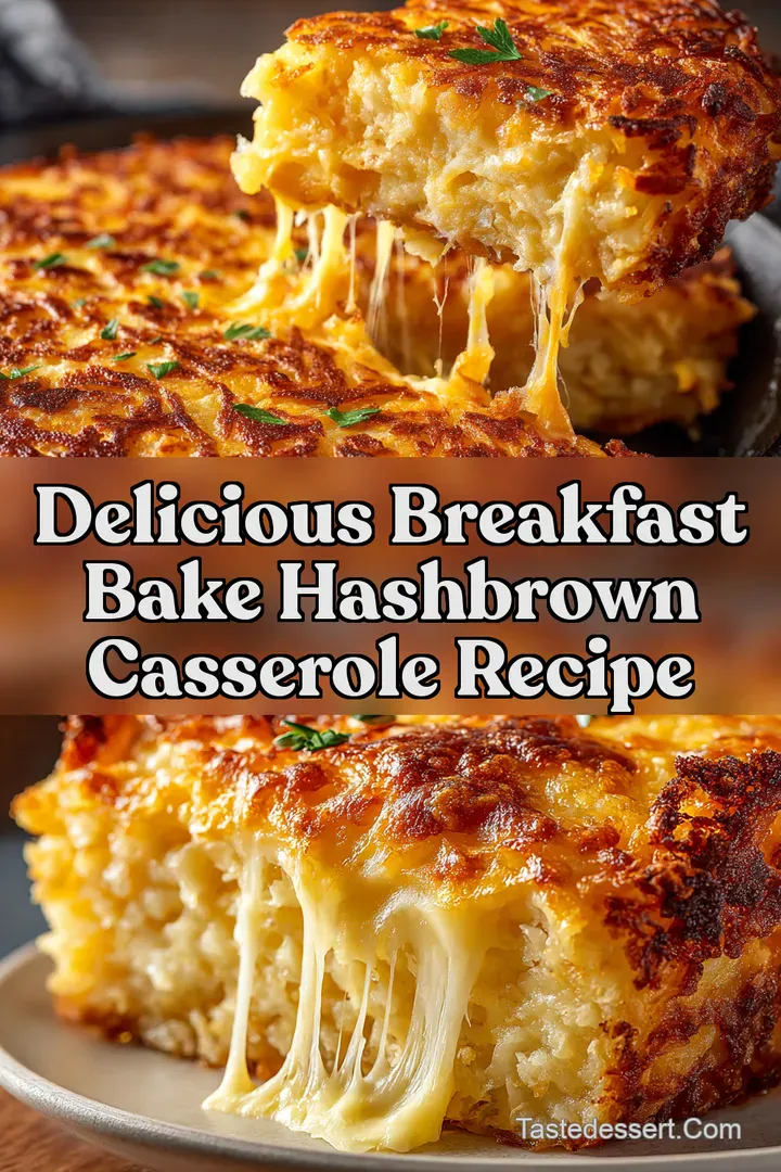 Delicious Breakfast Bake Hashbrown Casserole Recipe