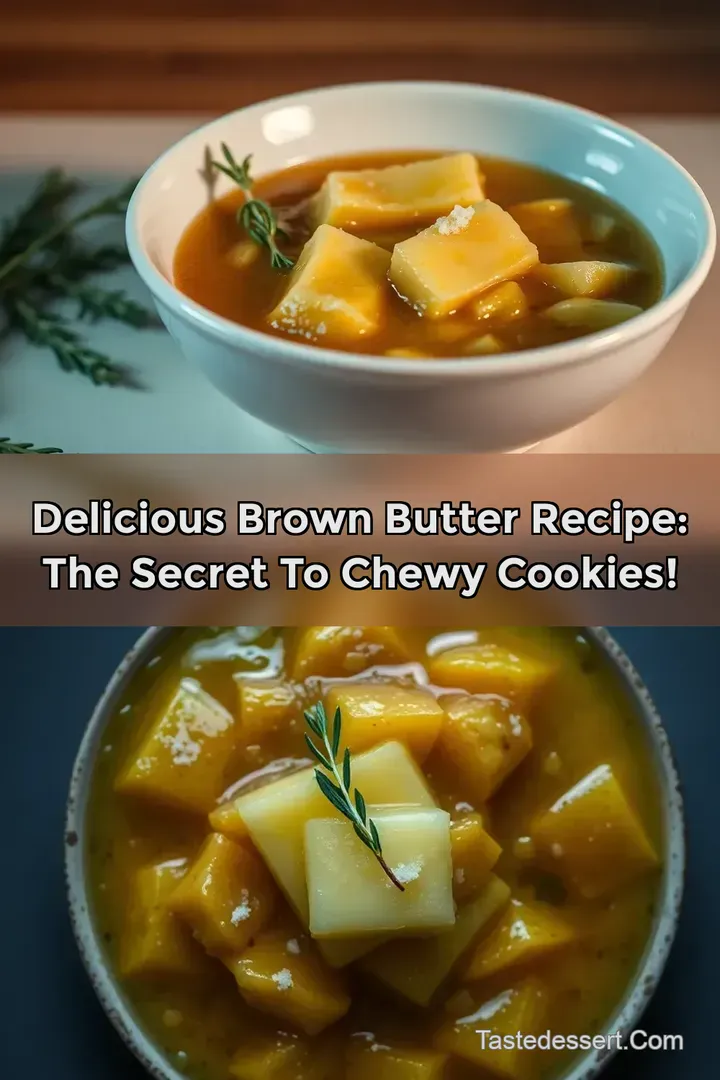 Delicious Brown Butter Recipe: The Secret to Chewy Cookies!