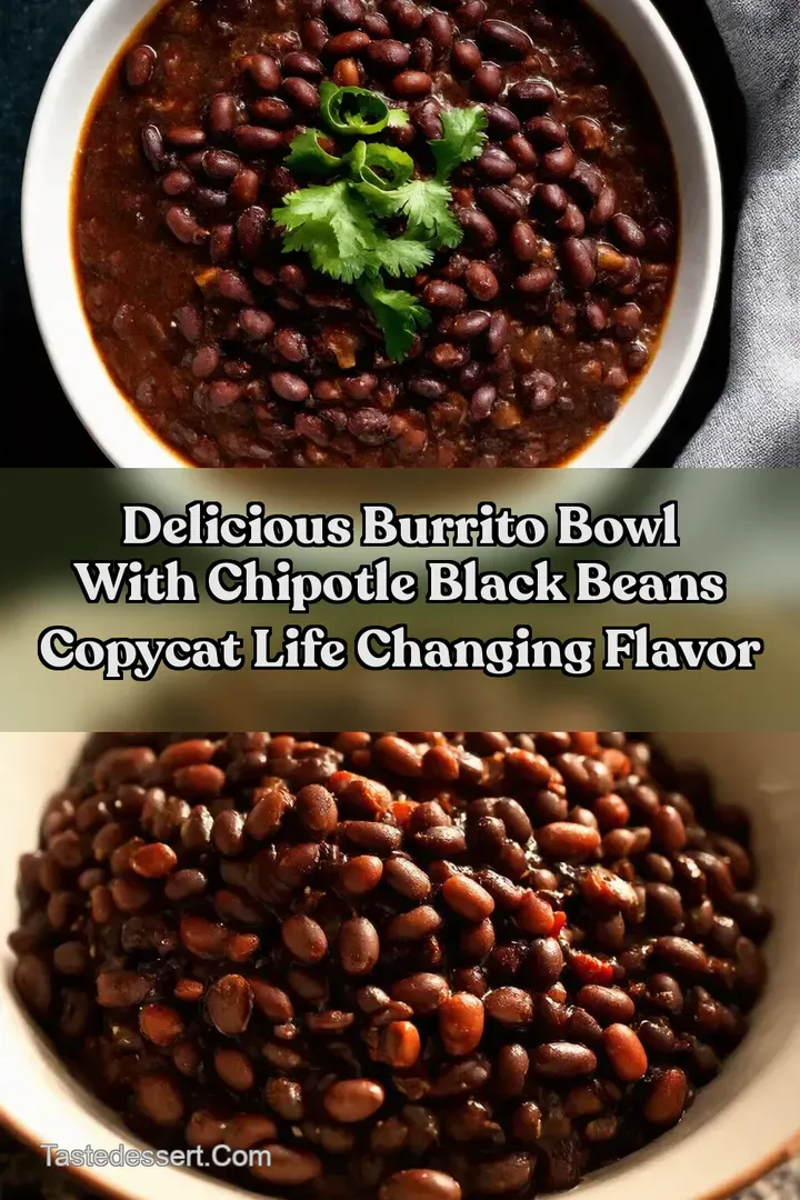 Delicious Burrito Bowl With Chipotle Black Beans Copycat Life Changing Flavor