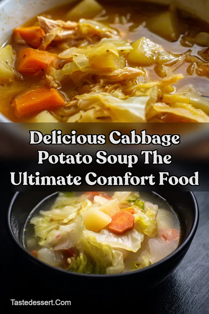 Delicious Cabbage Potato Soup The ULTIMATE Comfort Food : PIN FOR LATER Delicious Cabbage Potato Soup The ULTIMATE Comfort Food