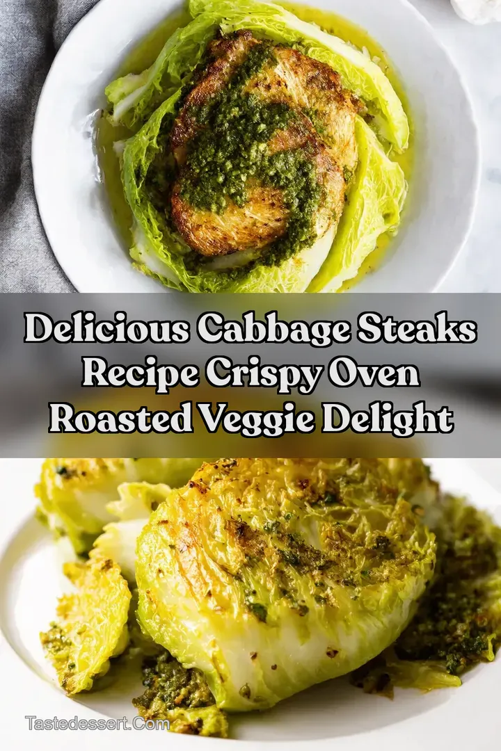 Delicious Cabbage Steaks Recipe Crispy Oven Roasted Veggie Delight
