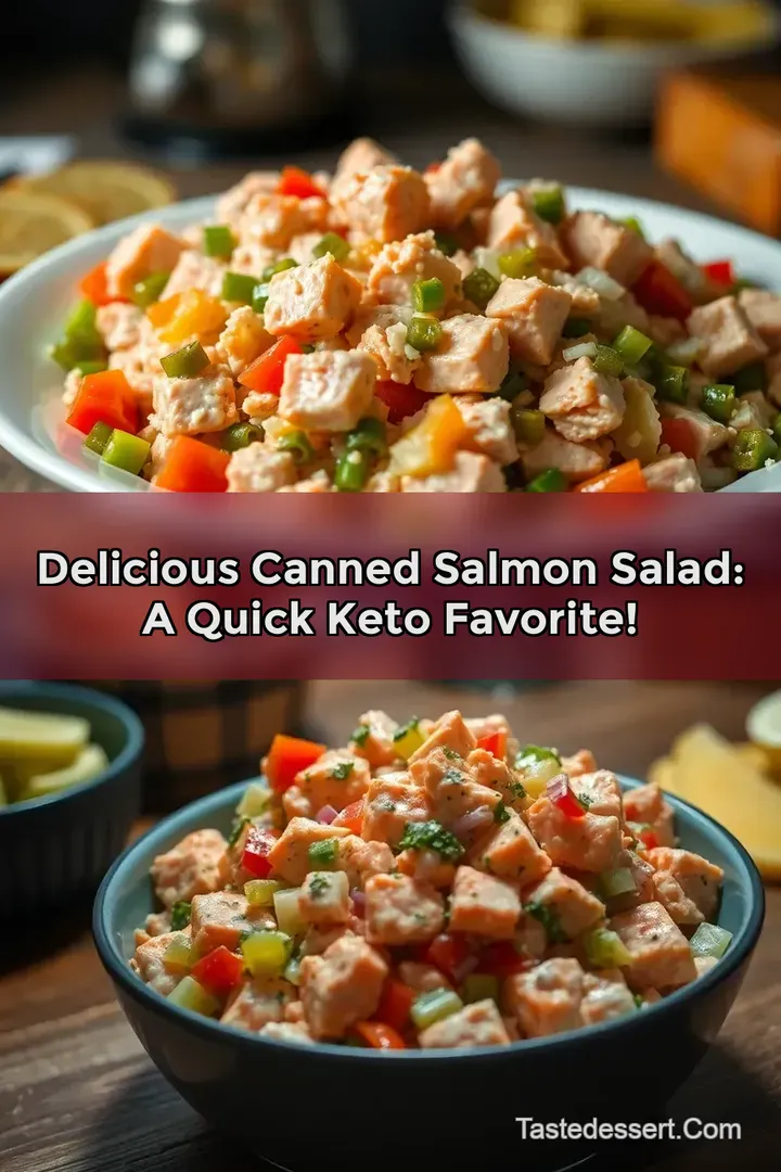 Delicious Canned Salmon Salad: A Quick Keto Favorite!