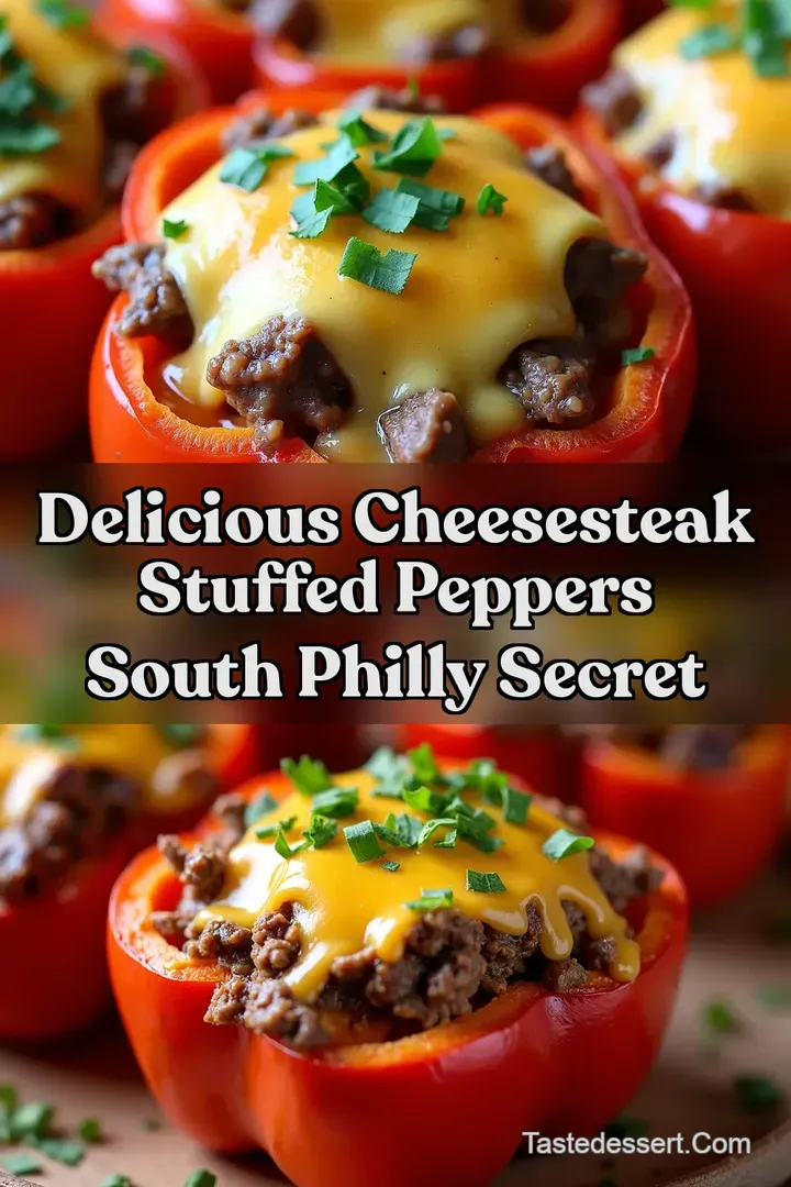 Delicious Cheesesteak Stuffed Peppers South Philly Secret