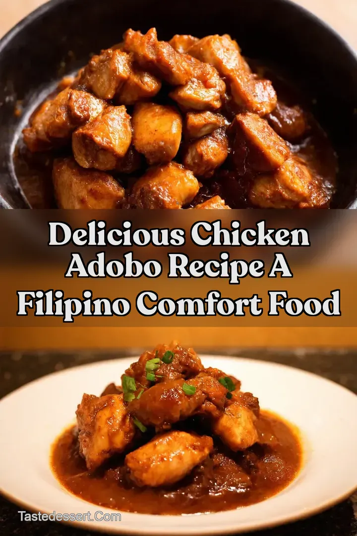 Delicious Chicken Adobo Recipe A Filipino Comfort Food