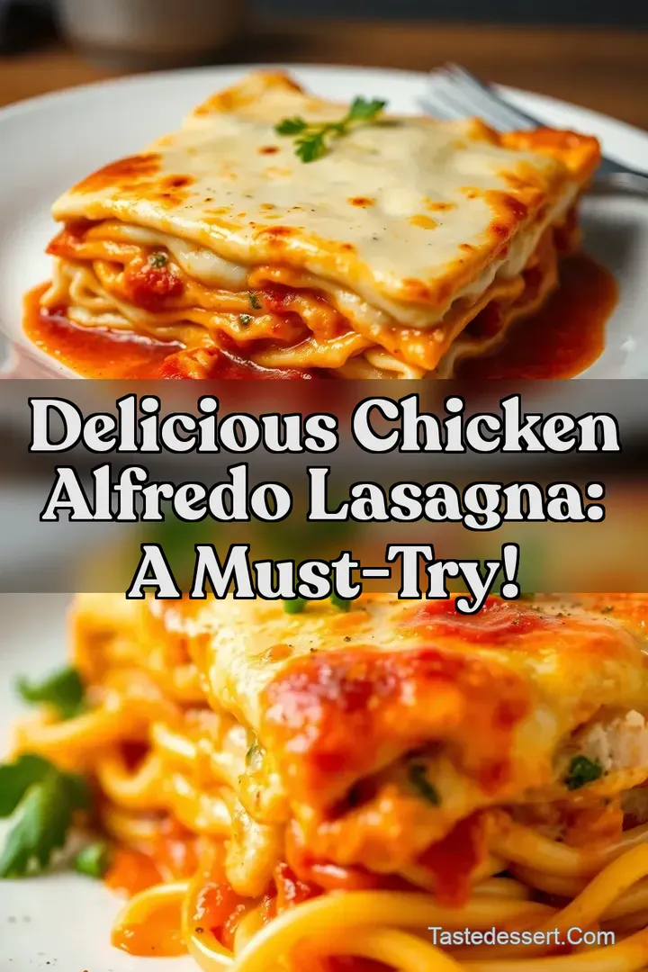 Delicious Chicken Alfredo Lasagna: A Must-Try!