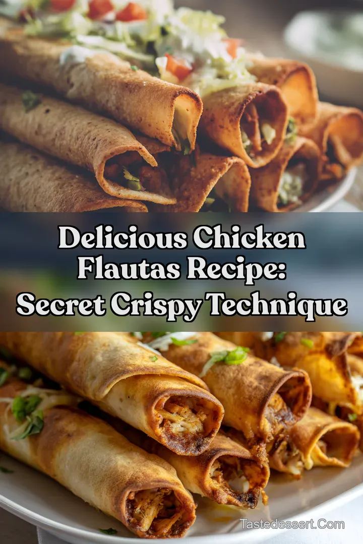 Delicious Chicken Flautas Recipe: Secret Crispy Technique : PIN FOR LATER Delicious Chicken Flautas Recipe: Secret Crispy Technique