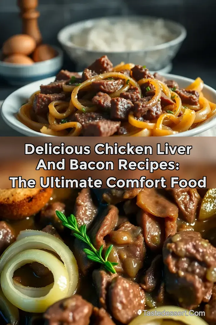 Delicious Chicken Liver and Bacon Recipes: The Ultimate Comfort Food