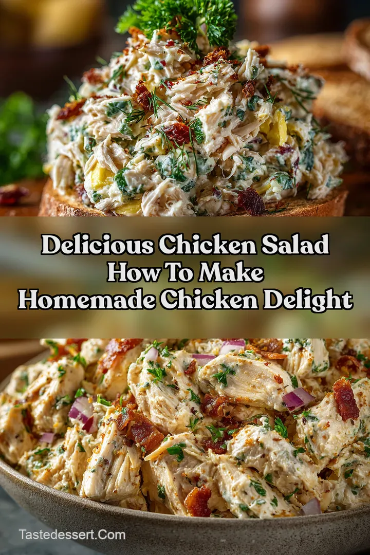 Delicious Chicken Salad How to Make Homemade Chicken Delight