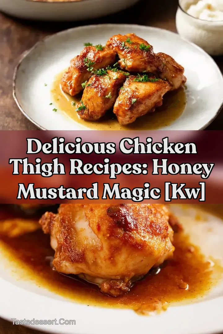 Delicious Chicken Thigh Recipes: Honey Mustard Magic [kw]