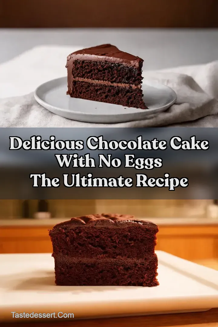 Delicious Chocolate Cake With No Eggs The ULTIMATE Recipe