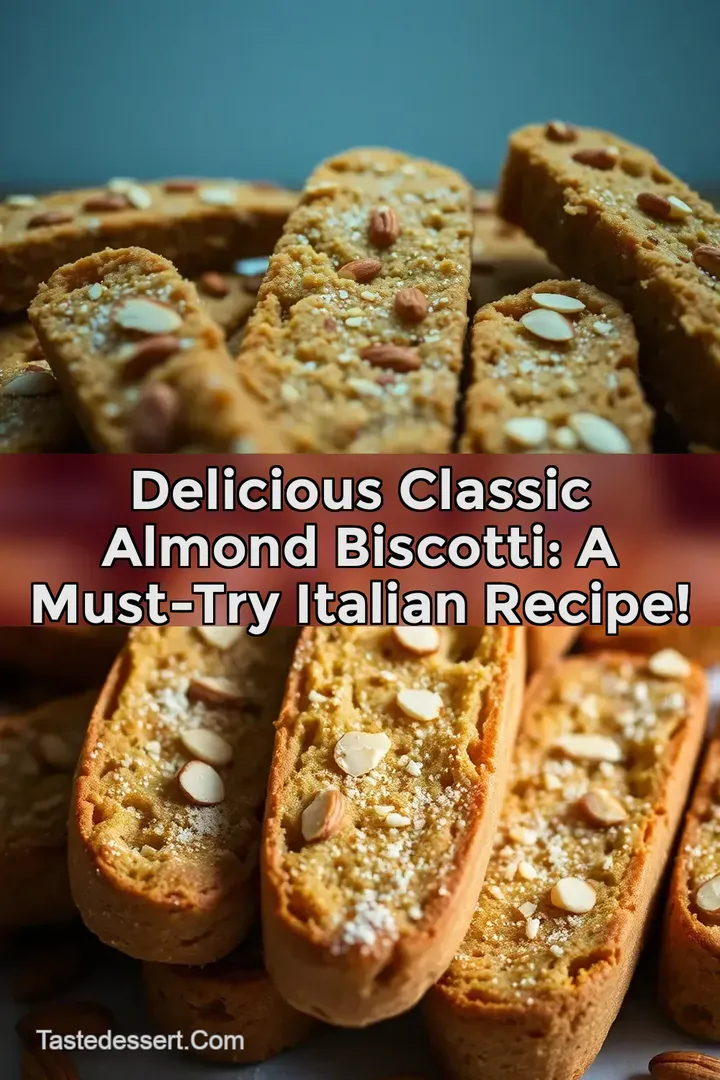 Delicious Classic Almond Biscotti: A Must-Try Italian Recipe!