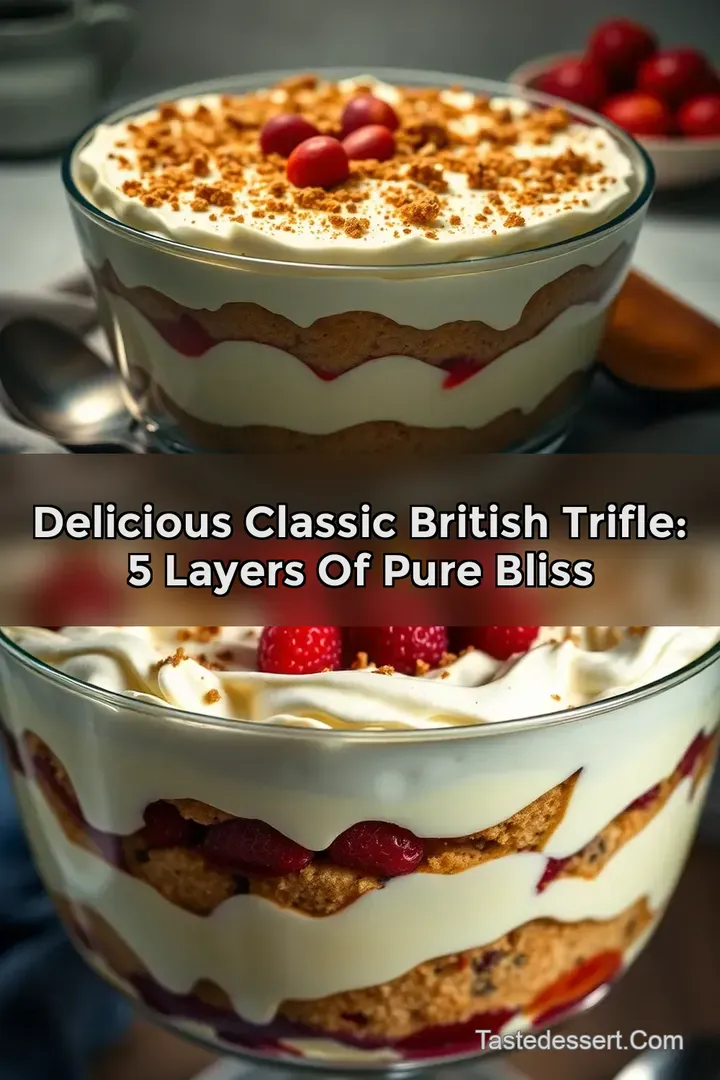 Delicious Classic British Trifle: 5 Layers of Pure Bliss