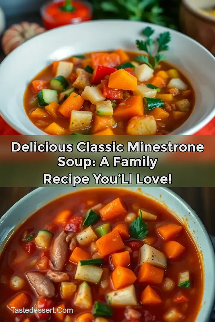 Delicious Classic Minestrone Soup: A Family Recipe You’ll Love!
