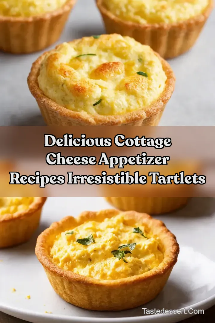 Delicious Cottage Cheese Appetizer Recipes Irresistible Tartlets : PIN FOR LATER Delicious Cottage Cheese Appetizer Recipes Irresistible Tartlets