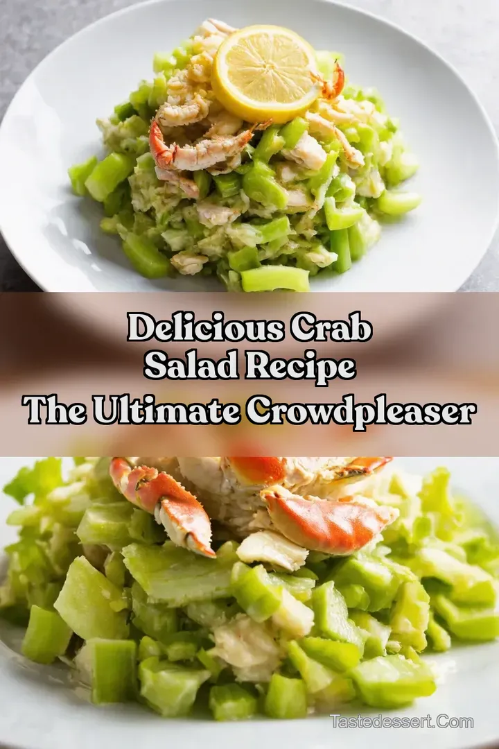 Delicious Crab Salad Recipe The Ultimate CrowdPleaser