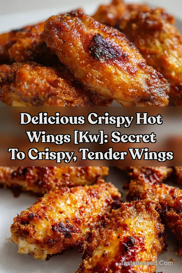 Delicious Crispy Hot Wings [kw]: Secret To Crispy Tender Wings
