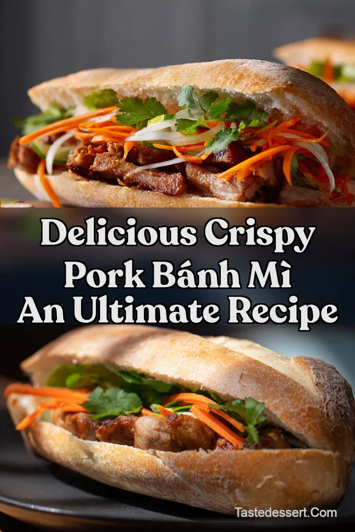 Delicious Crispy Pork Bánh Mì An Ultimate Recipe : PIN FOR LATER Delicious Crispy Pork Bánh Mì An Ultimate Recipe